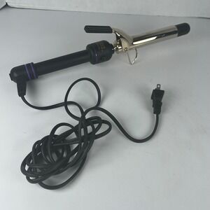 Hot Tools Professional 1 Inch Gold Curling Iron 1110 Variable Heat 430F